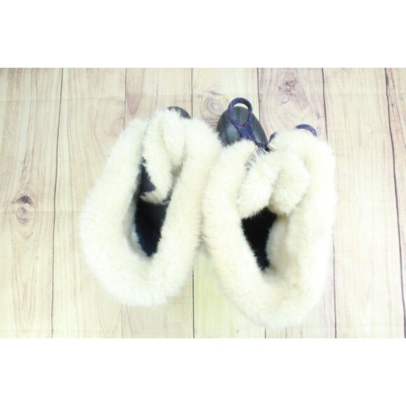 LL Bean Rangeley Women's Insulated Waterproof Blue Nylon Winter Boots Size 10 M - Picture 7 of 9